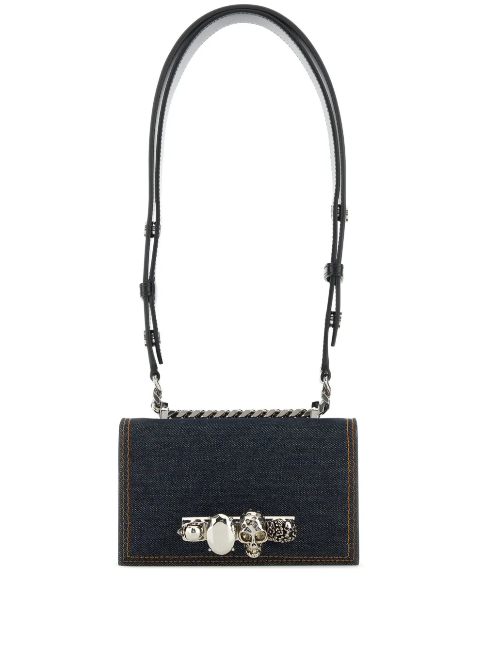 

Мини-сумка через плечо Jewelled Alexander McQueen, синий