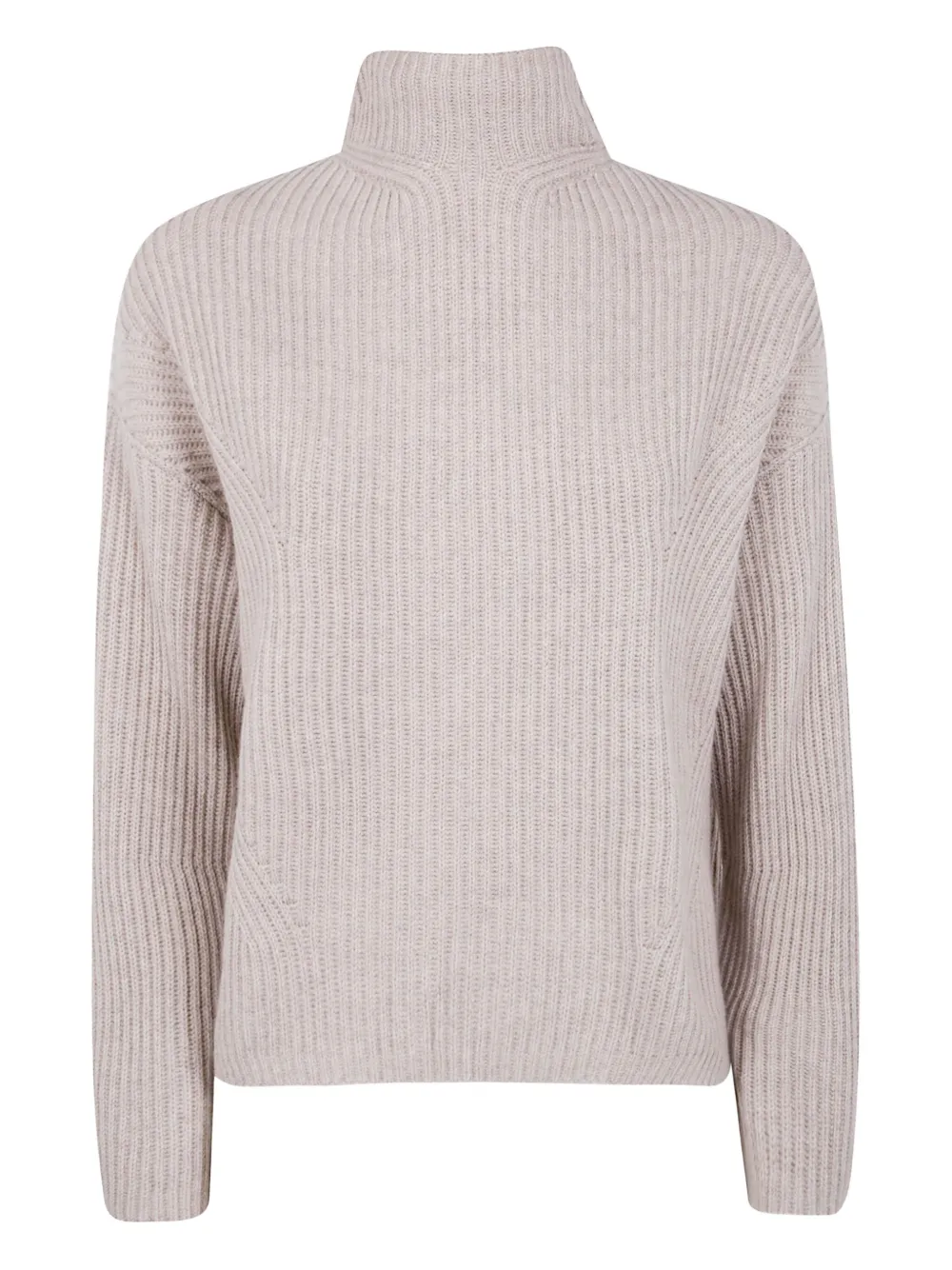 

Рифленый свитер с полувысоким воротом kujten, нейтральный