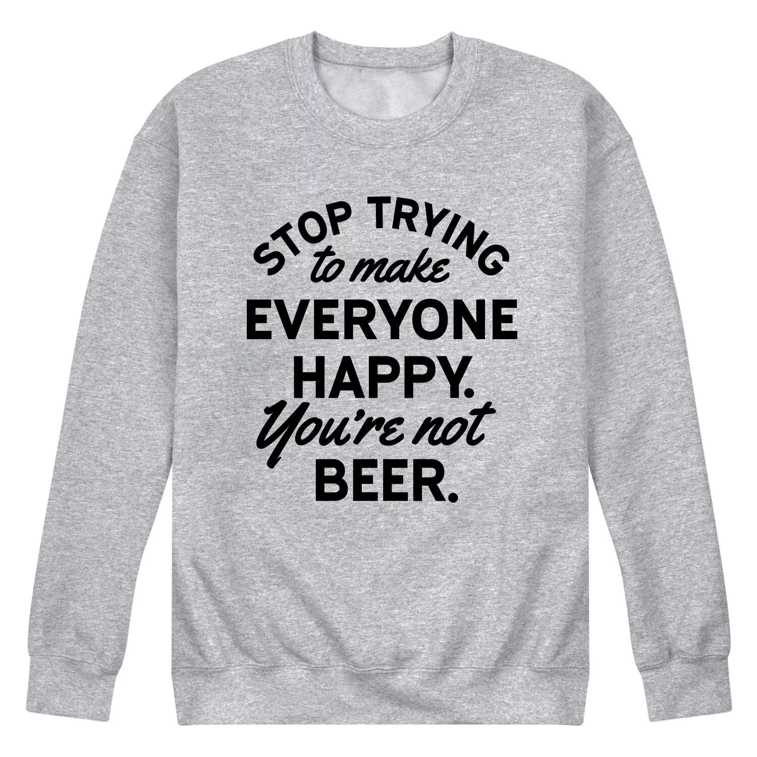 

Мужской свитшот с рисунком You're Not Beer Licensed Character
