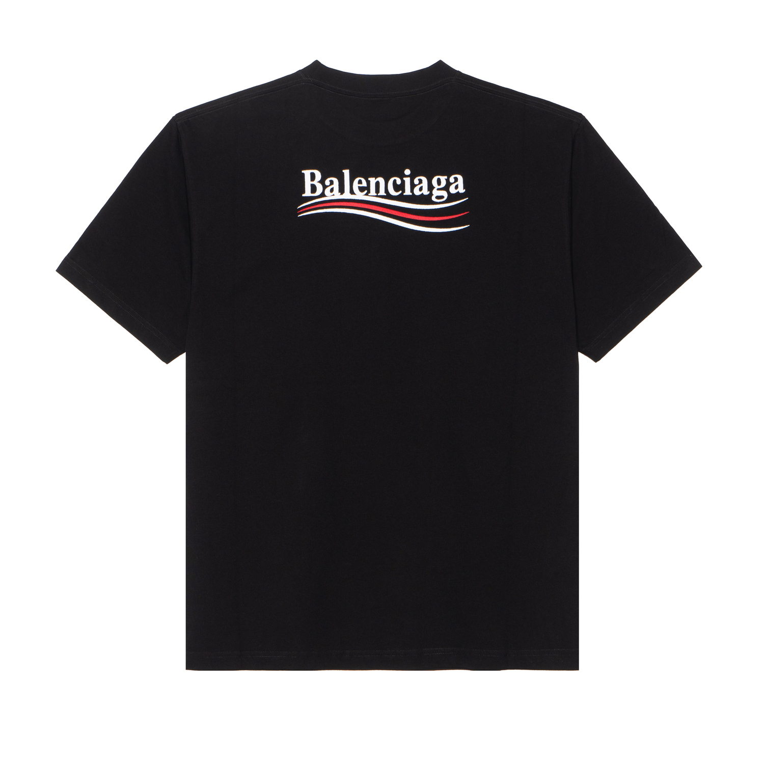Футболка оверсайз с принтом "Black Political Campaign" 'Черный/Белый' Balenciaga — фото 2