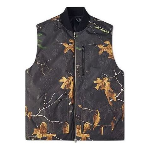 

Жилет realtree printed reversible down vest 'black' Converse, черный