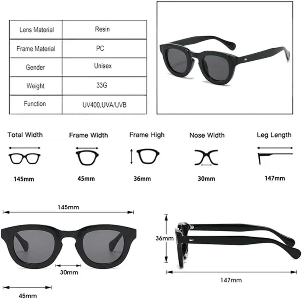 

Круглые солнцезащитные очки в стиле панк с защитой от УФ-излучения UV400 и заклепками, для мужчин и женщин. Подходят для спорта и путешествий UYPTK, Leopard Gray