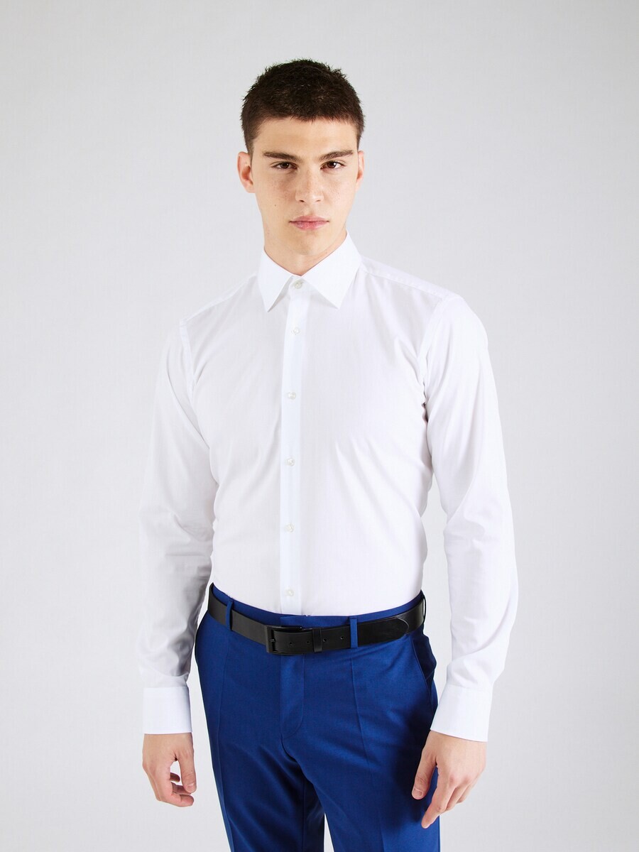 Повседневная рубашка BOSS Regular fit Button Up Shirt Joe, белый — фото 2
