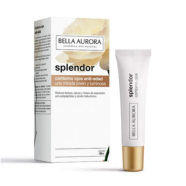 Уменьшает мешки, темные круги и мимические морщины Splendor Contorno De Ojos Antiedad Bella Aurora, 15 ml — фото 2