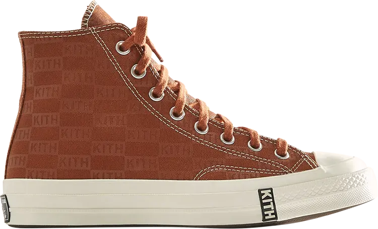 

Кроссовки Kith x Chuck 70 High 'Gingerbread Monogram', оранжевый