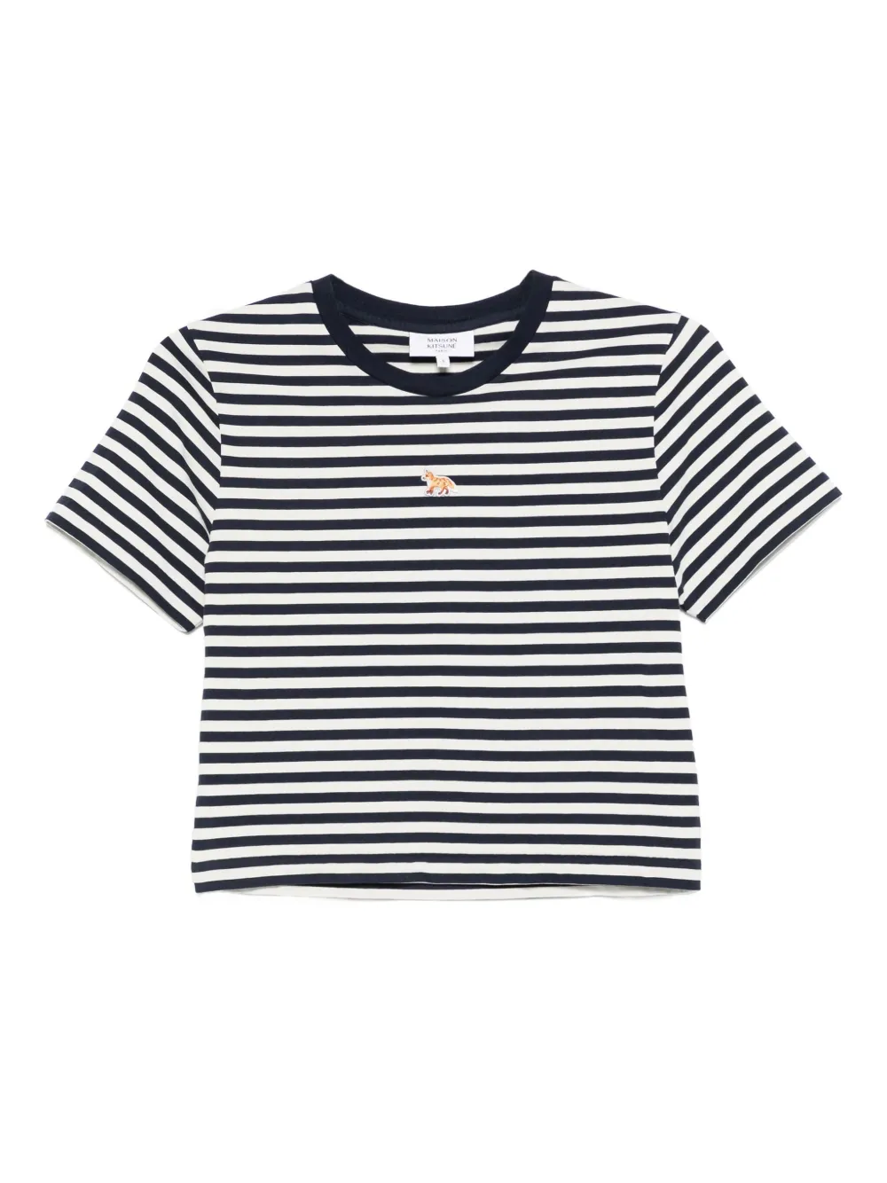 

Укороченный топ Baby с вышивкой Maison Kitsuné, синий