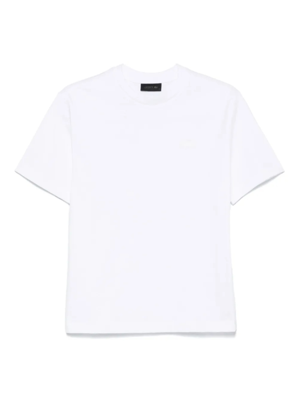 

Футболка с нашивкой-логотипом Lacoste, белый