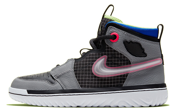 

Кроссовки JORDAN 1 High React Black Particle Grey