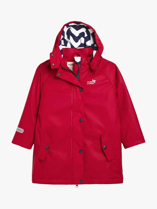 

Детская водонепроницаемая куртка с флисовой подкладкой Muddy Puddles, Red