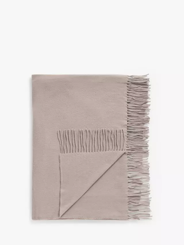 

Плед John Lewis Plain Merino Wool, цвет oatmeal