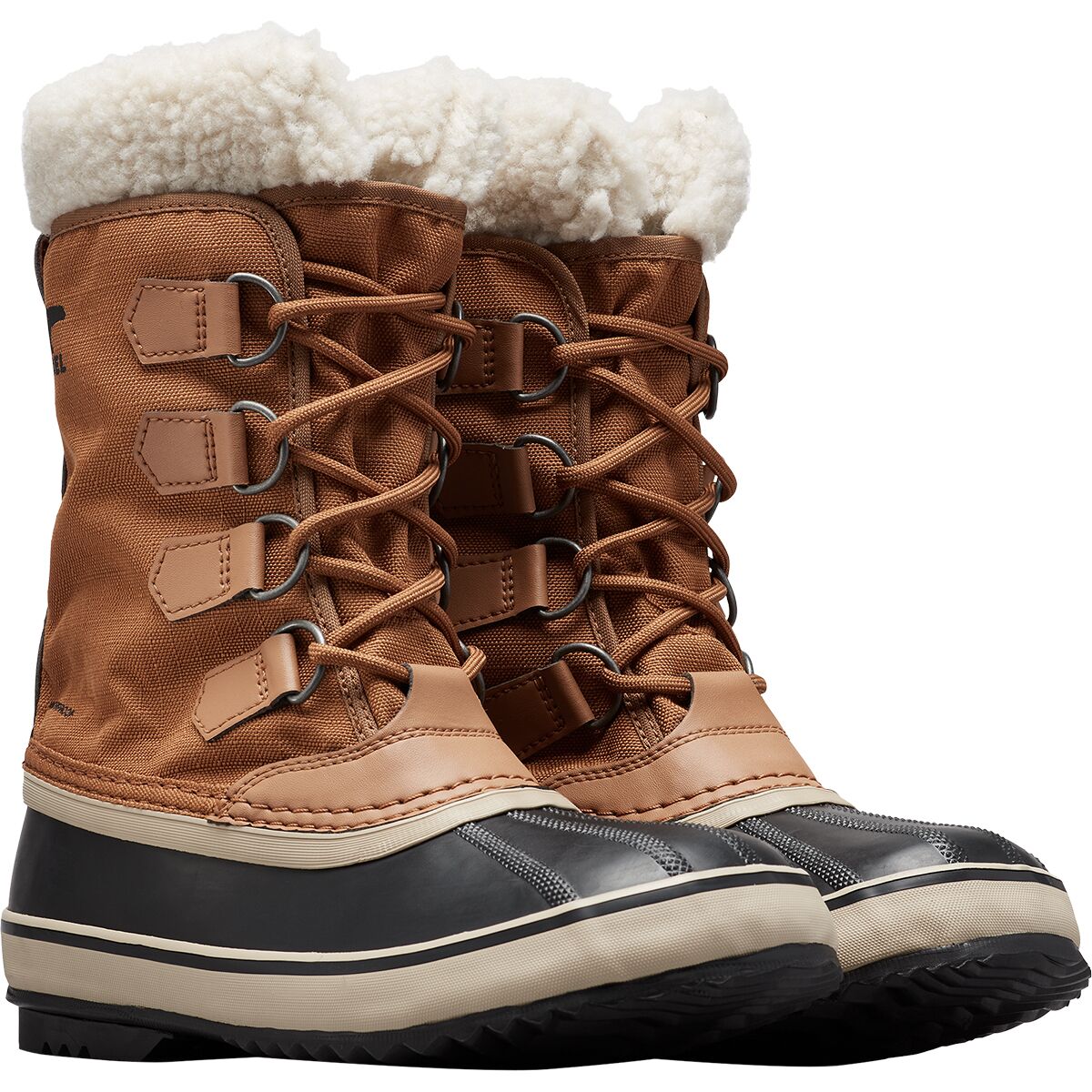 Зимние ботинки женские Sorel Winter Carnival из нейлона, коричневый — фото 2