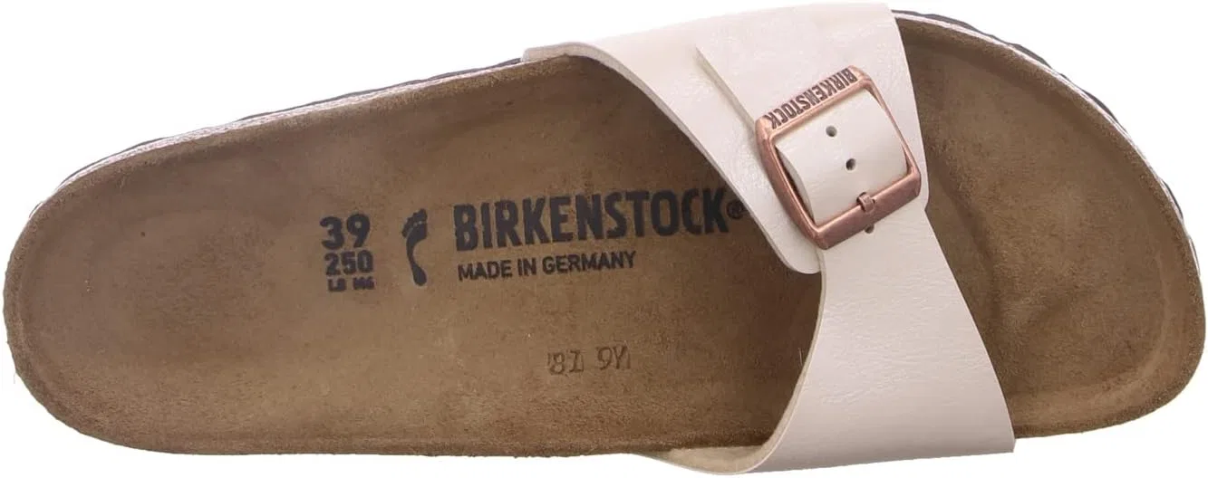 BIRKENSTOCK Женские мюли Madrid Birko-Flor, White Graceful Pearl White — фото 2