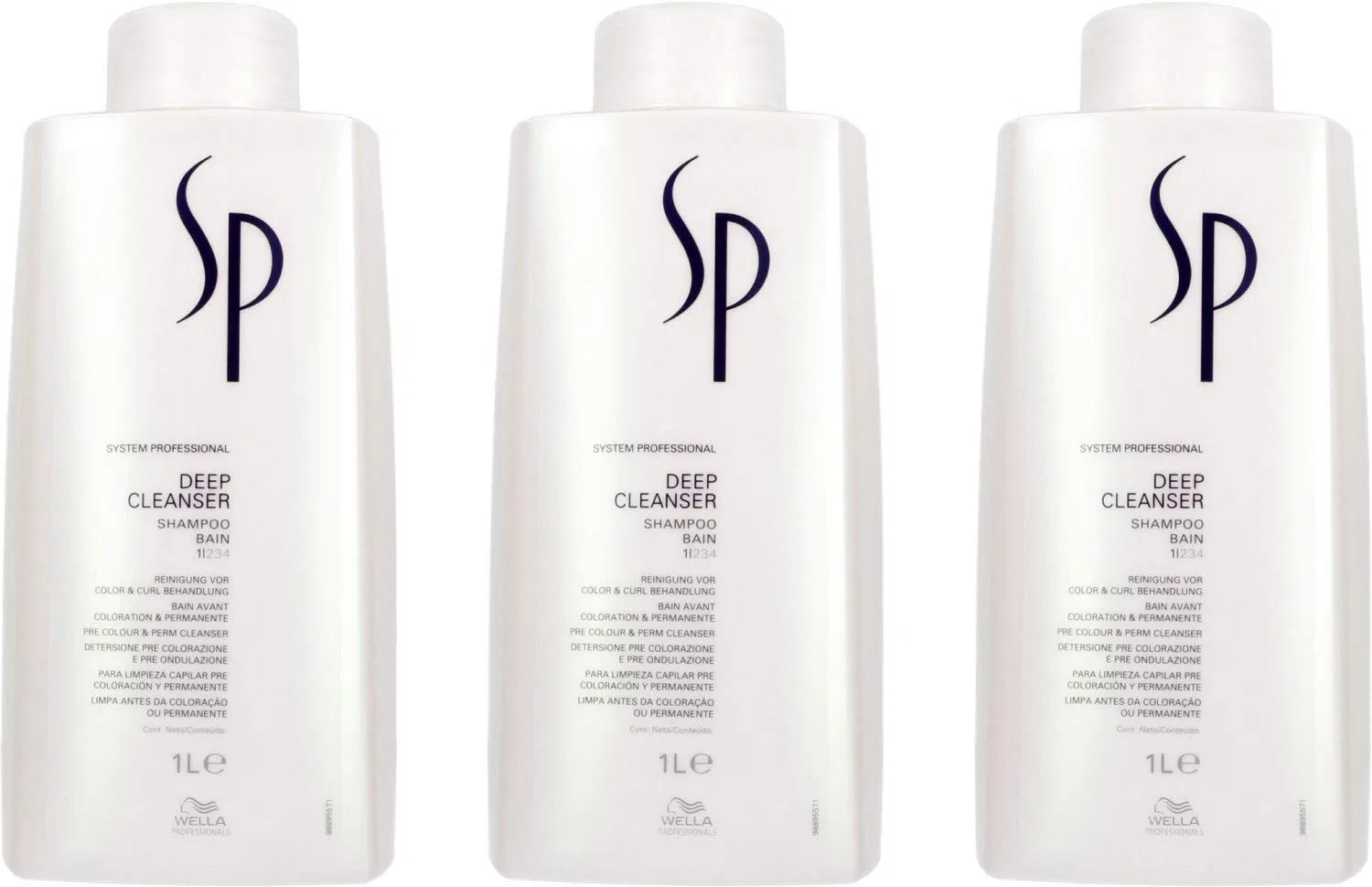 Шампунь Wella SP Deep Cleanser, 3 x 1000 мл Wella Sp