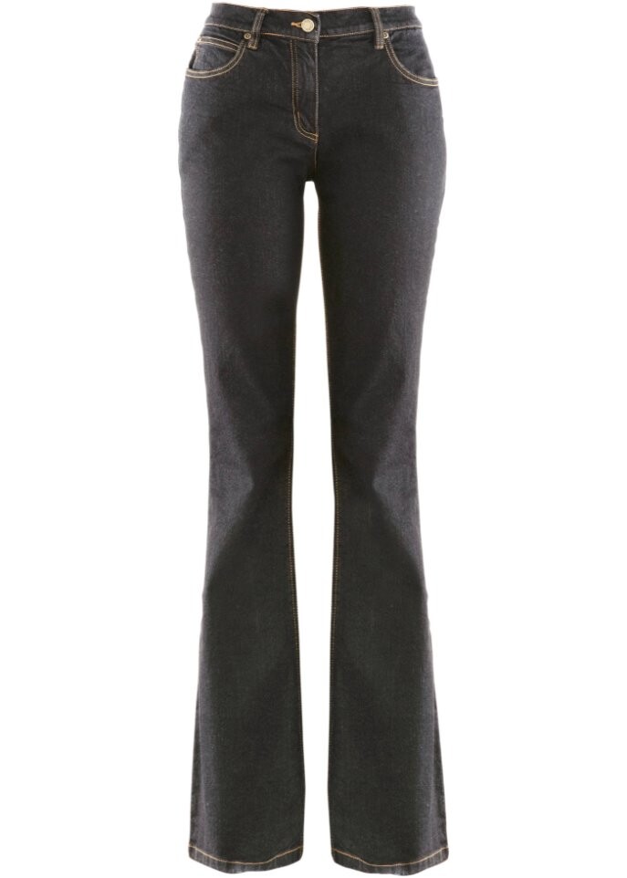 

Популярные джинсы-буткат стрейч John Baner Jeanswear, черный