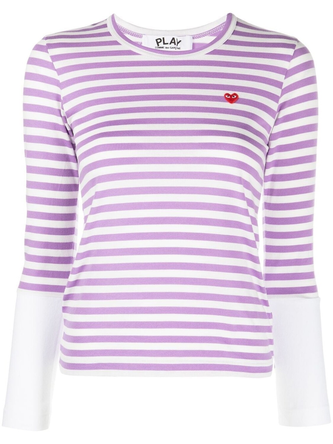 

Футболка с нашивкой Comme Des Garçons Play, фиолетовый