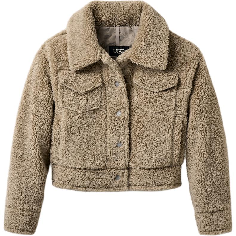 

UGG Бархатная куртка женская галька серая, Pebble Gray