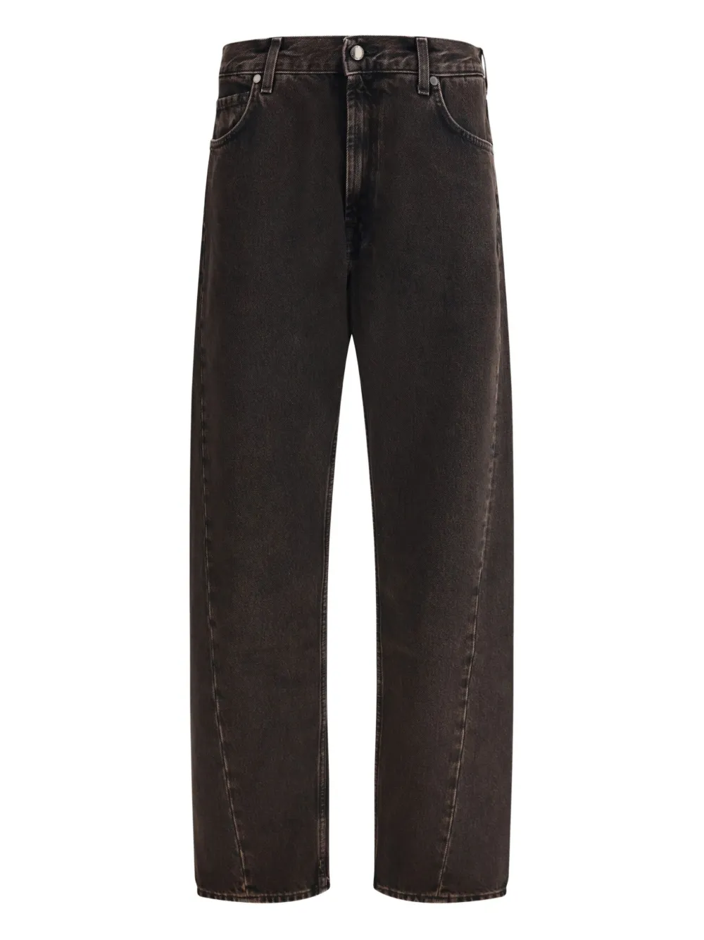 

Джинсы в современном стиле с асимметричным кроем 7 For All Mankind, коричневый