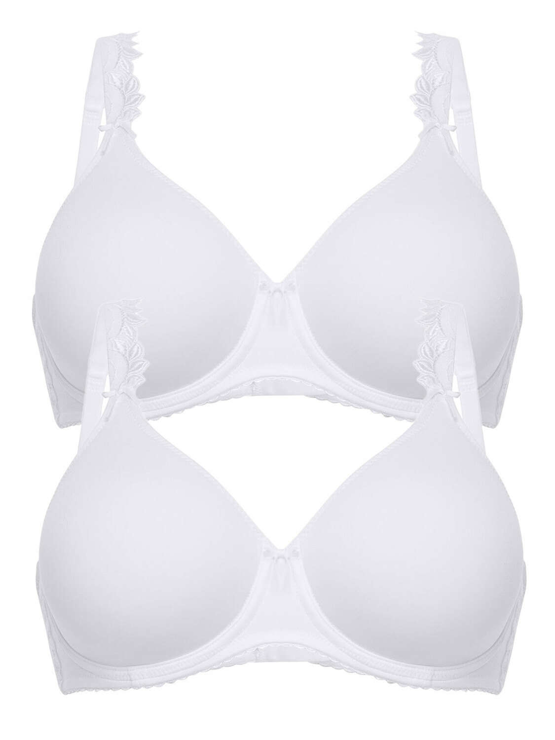 

Бюстгальтер балконет Felina 2er Pack Spacer BH mit Bügel, цвет weiss weiss