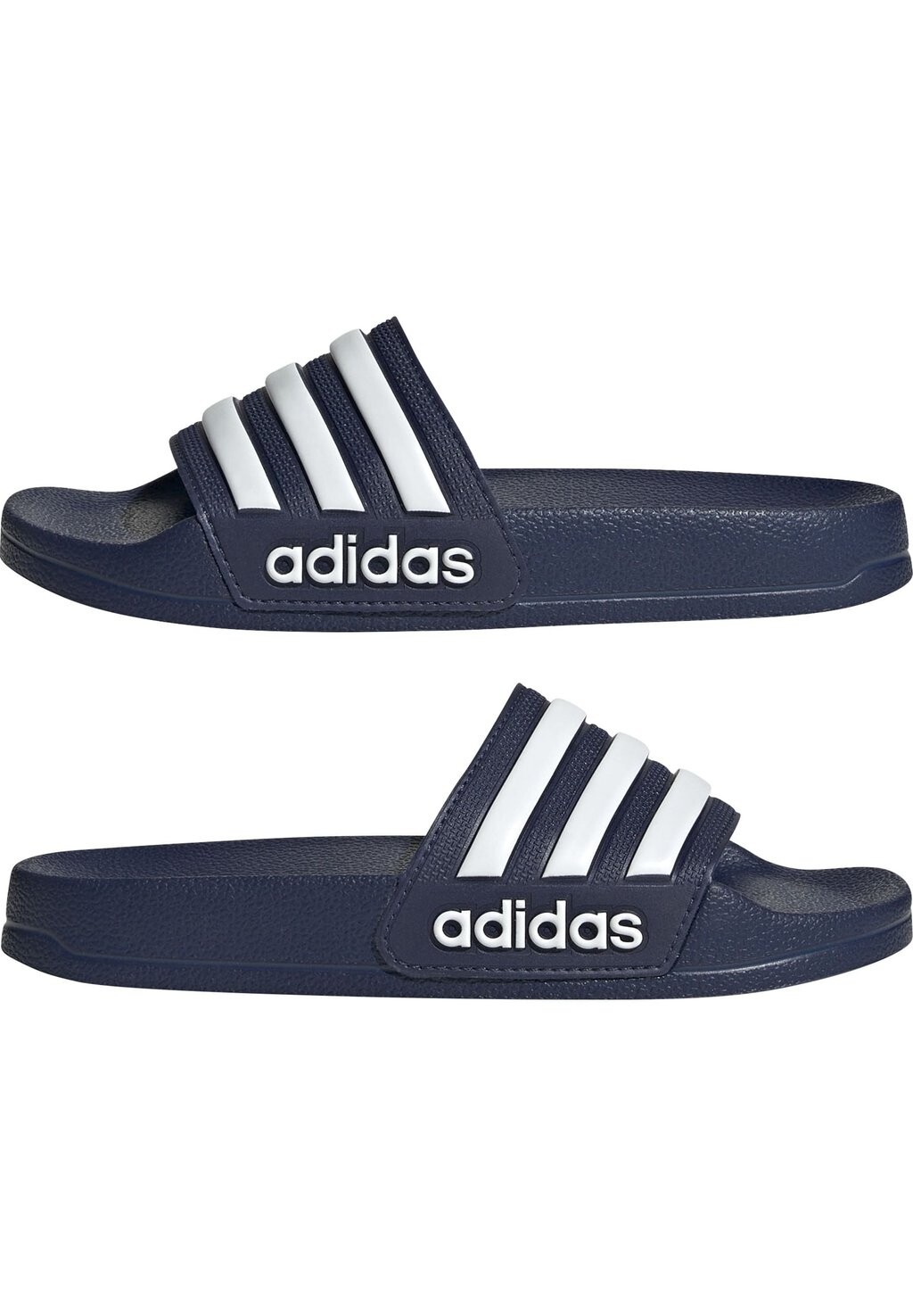 Шлепанцы ADILETTE SHOWER adidas Performance, цвет dark blue/ftwr white/dark blue — фото 3