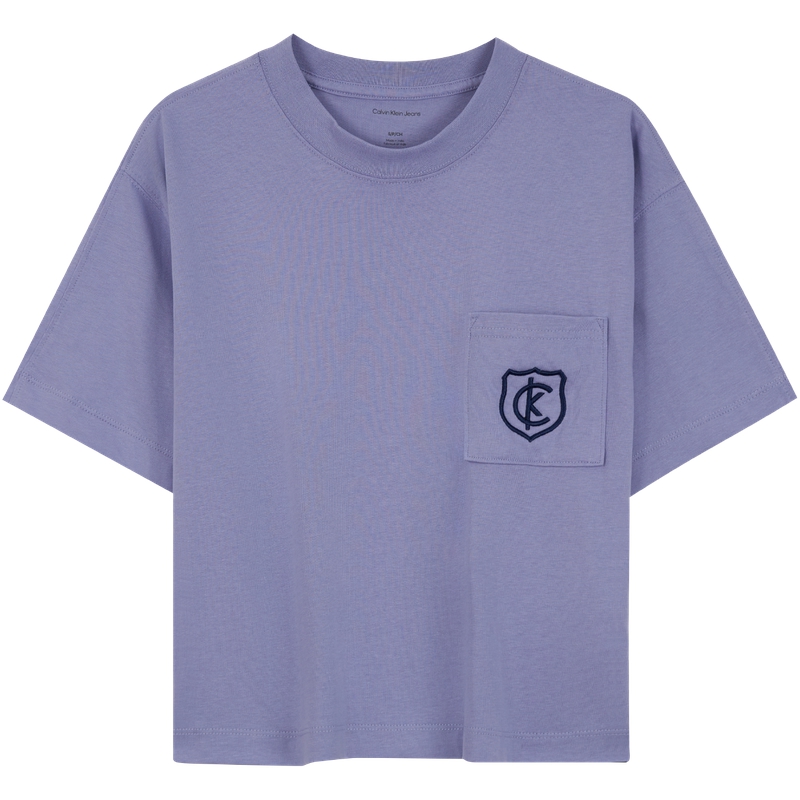 

Футболка SS25 женская Calvin Klein, фиолетовый