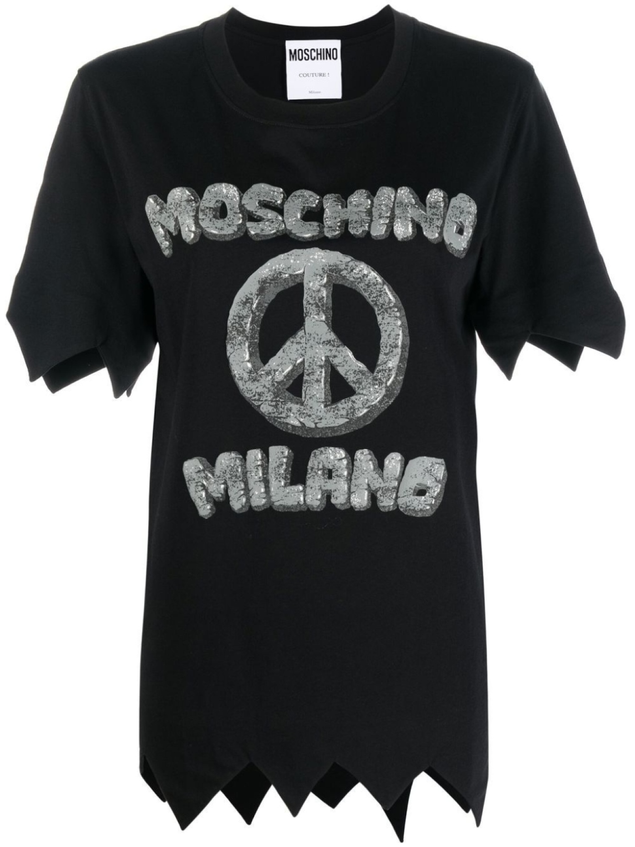 

Футболка с логотипом Moschino, черный