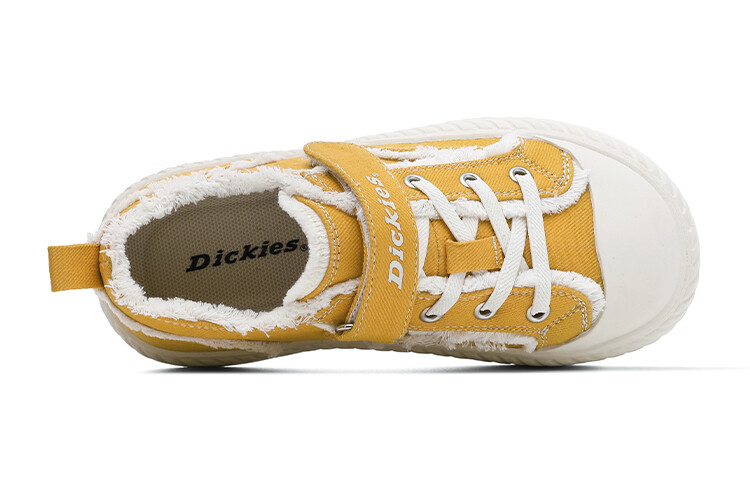 Детские парусиновые туфли PS Low-top черно-белые/яичный желток Dickies, цвет Yolk — фото 3