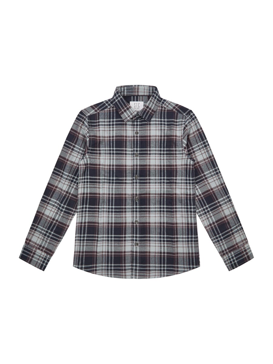 

Рубашка на пуговицах классического кроя STACCATO, светло-серый