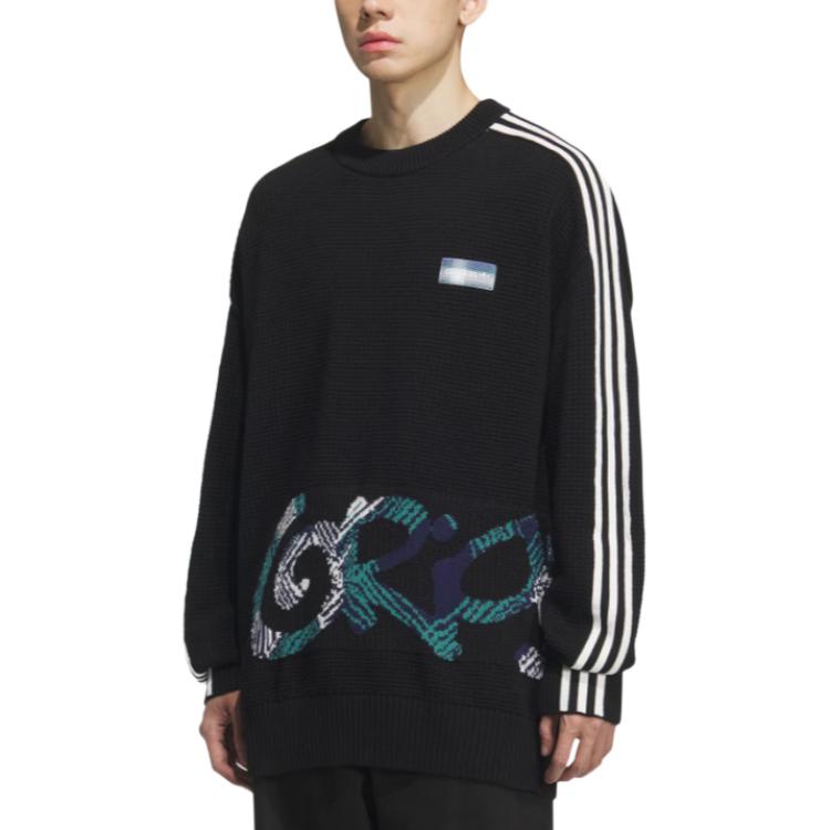 Флисовая джемпер  FW25 в клетку Adidas Originals, черный — фото 3