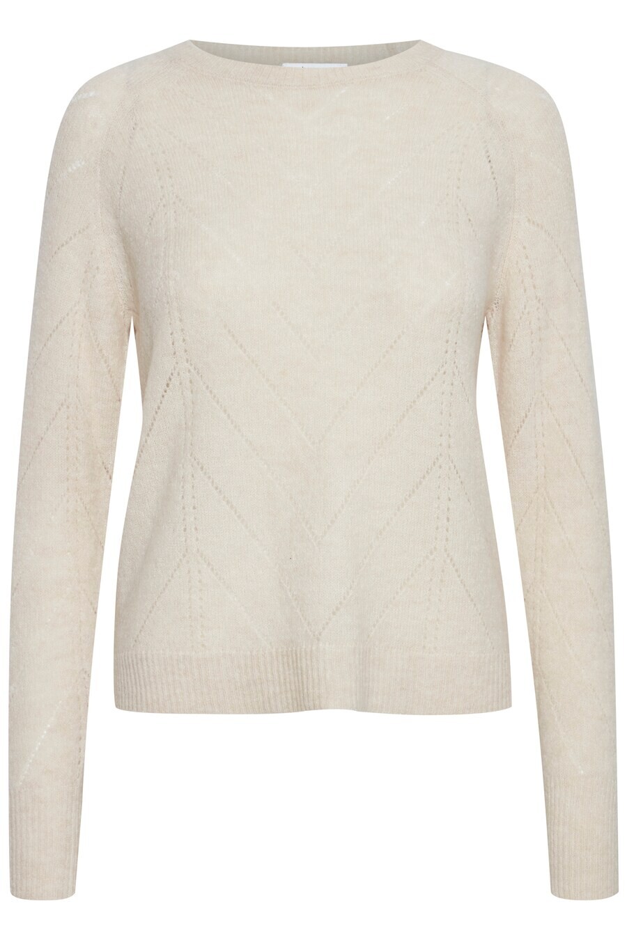 

Тонкий вязаный свитер b.young Sweater, бежевый