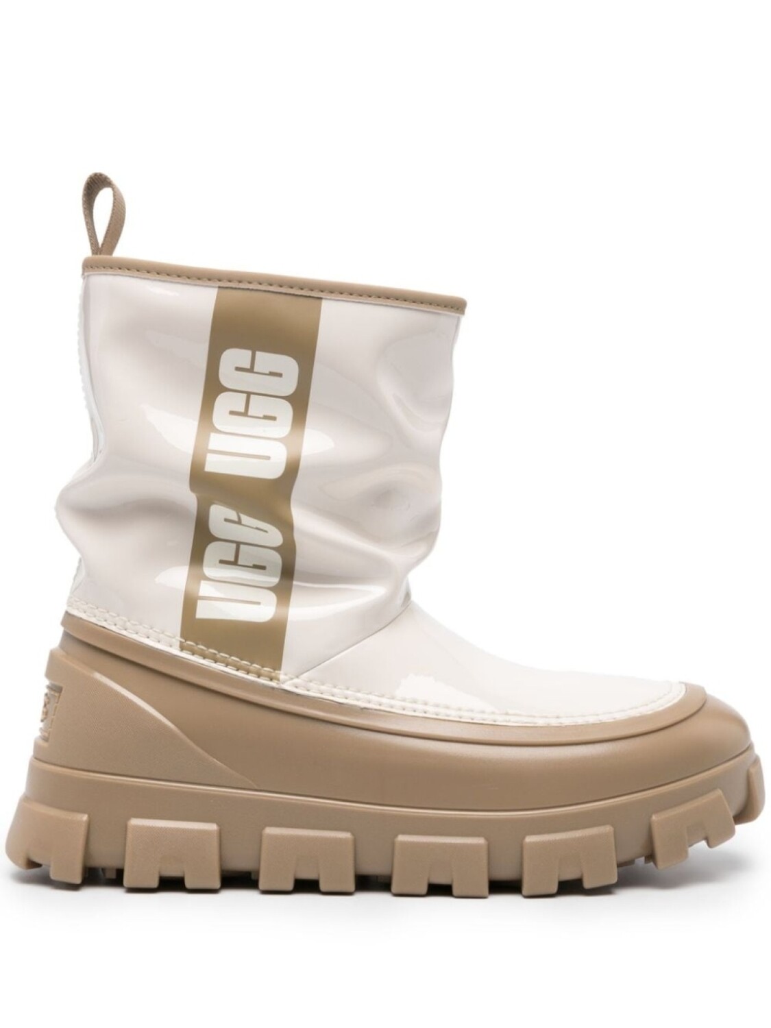 Ботинки UGG Classic Brellah с логотипом, белый