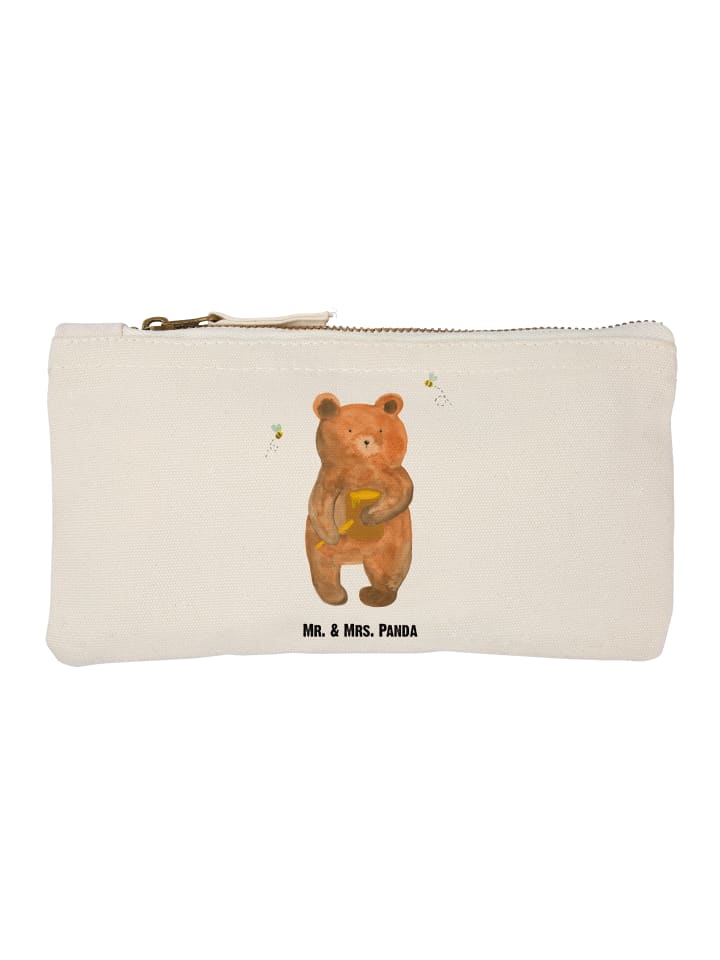 

Mr. & Mrs. Panda Пенал в виде человека, медведя, меда, без надписи, белого цвета