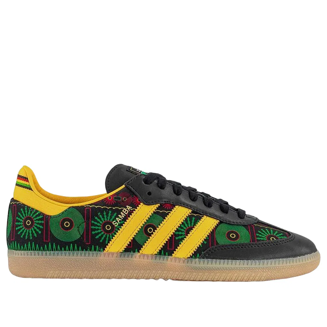 Кроссовки Adidas Samba OG Bob Marley Football Is Freedom 'Core Black Bold Gold Pure Ruby' KI8571, черный — фото 2