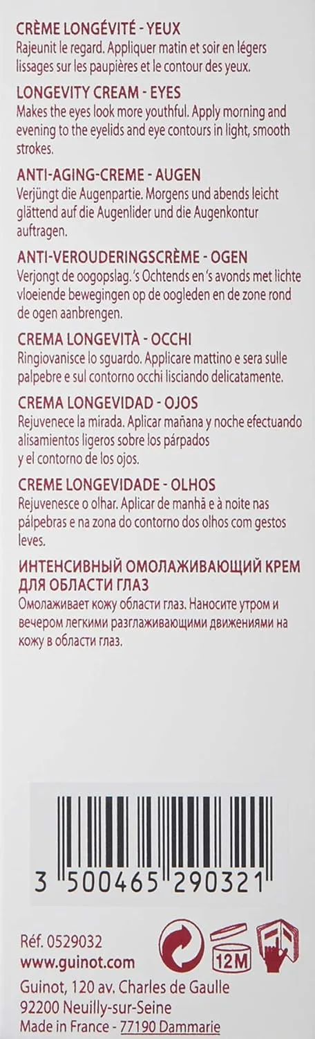 Крем для глаз Guinot Age Logic, 0,44 жидких унции — фото 3