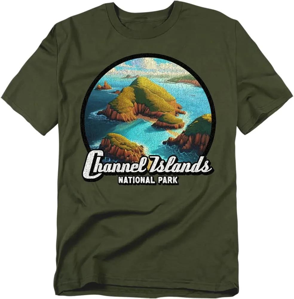

Футболка Unisex Adult Popfunk Channel Islands National Park Birds Eye View