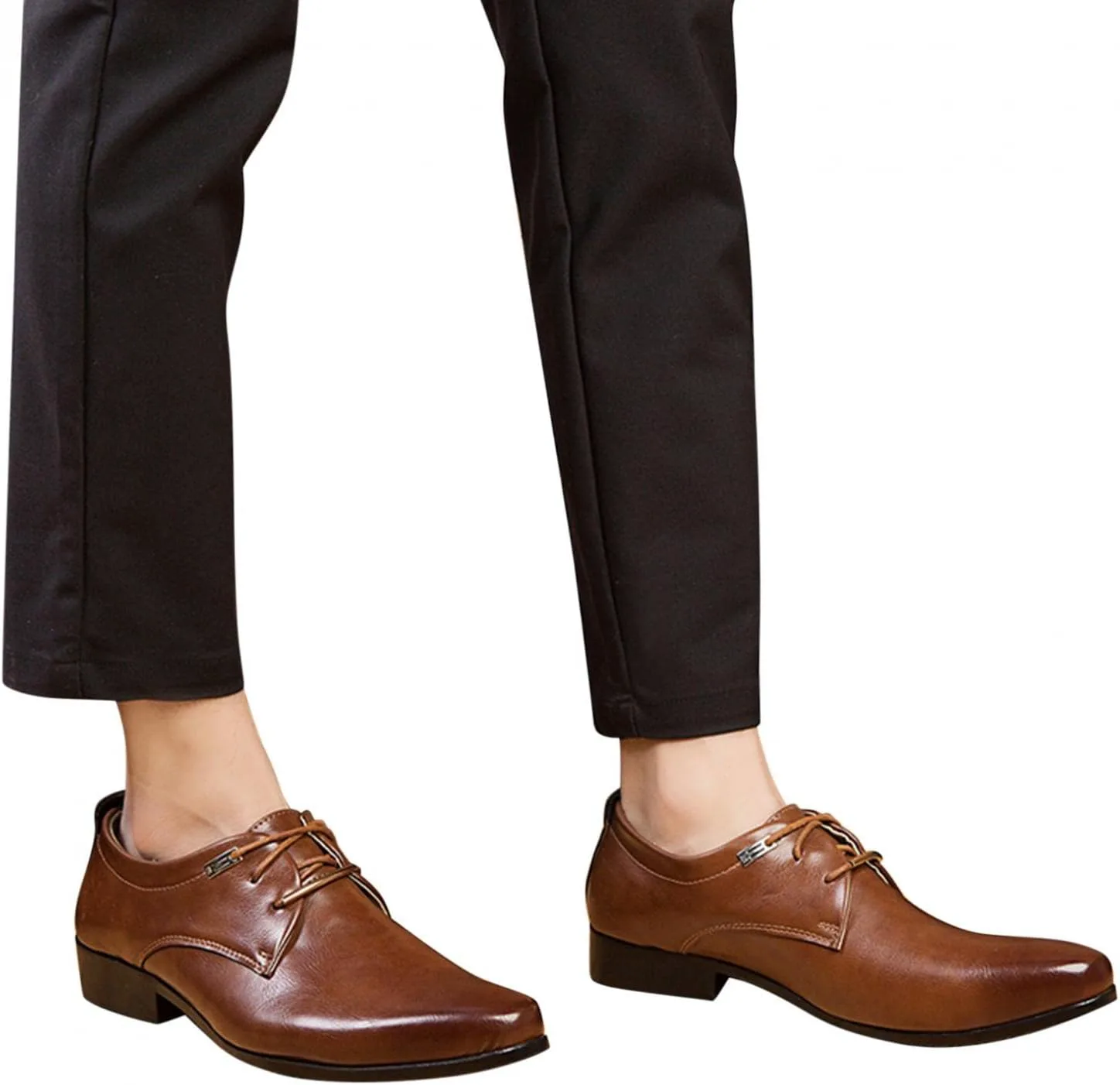 

Мужские кожаные ботинки Hbeylia Dressy, оксфорды, коричневый