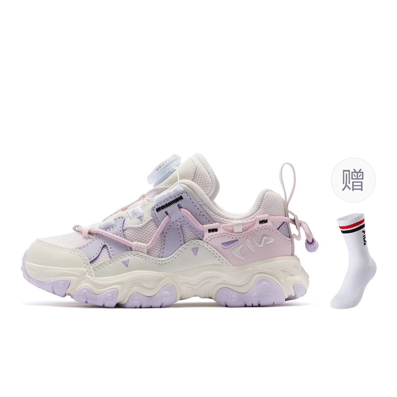 Кроссовки для бега FILA KIDS White/Pink