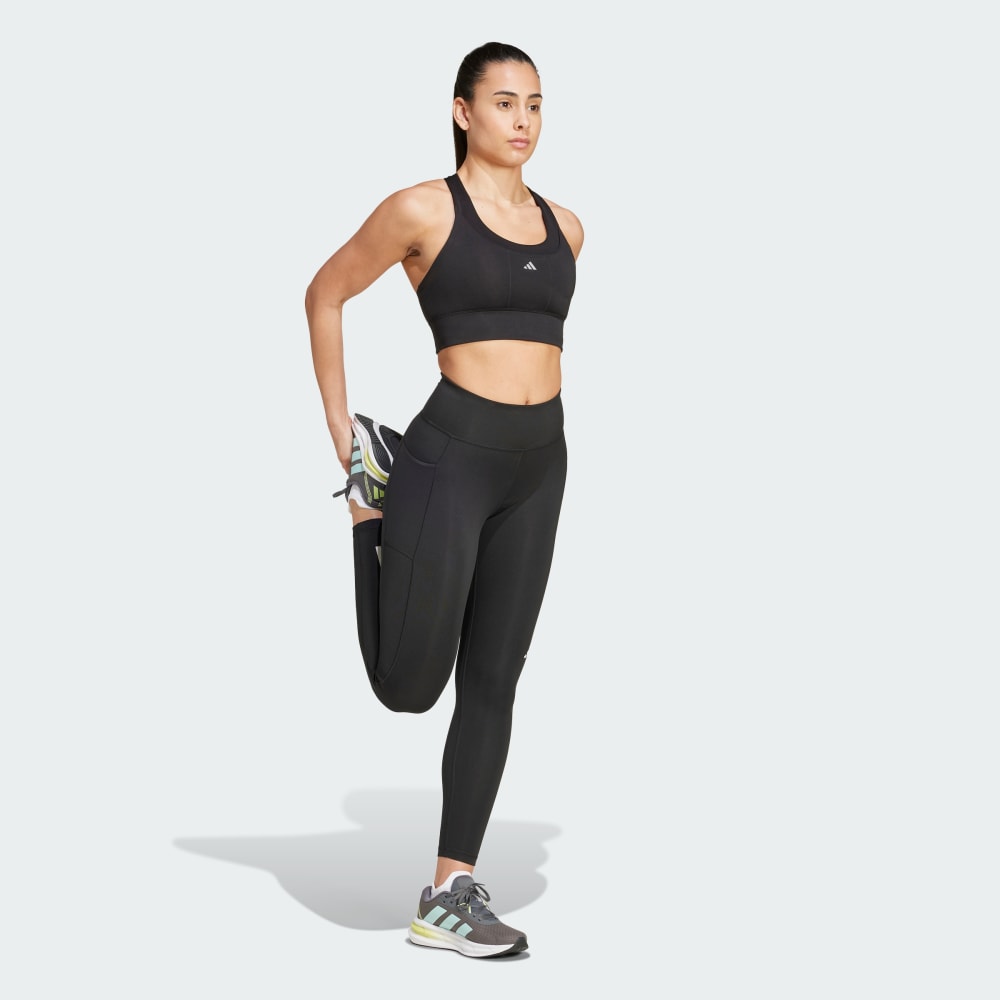 Леггинсы Adidas Own the Run 7/8 Leggings, черный — фото 3