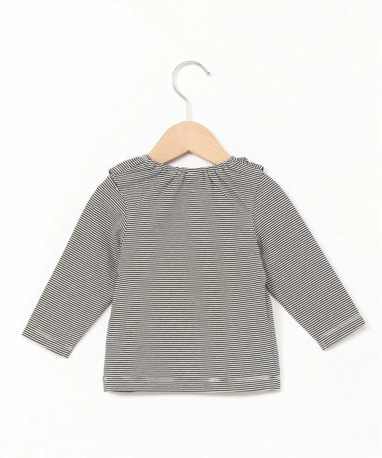 Футболка с длинными рукавами и оборкой на воротнике APKC/(K) Anpanman Kids Collection, black — фото 3