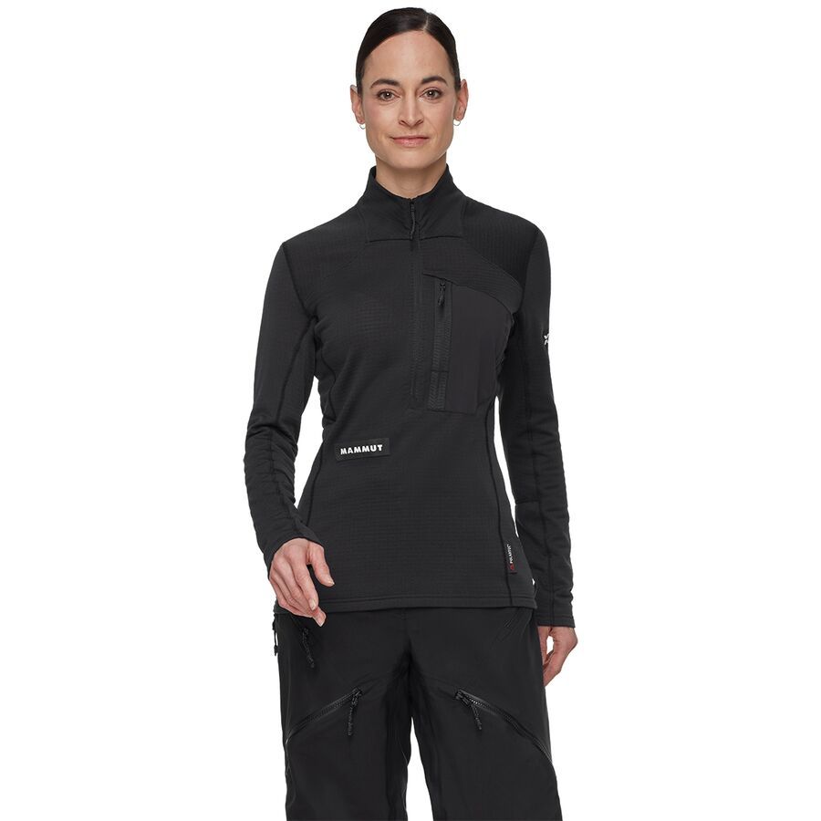 

Пуловер Eiger Nordwand Advanced FL с застежкой-молнией до середины груди - женский Mammut Mammut, Black