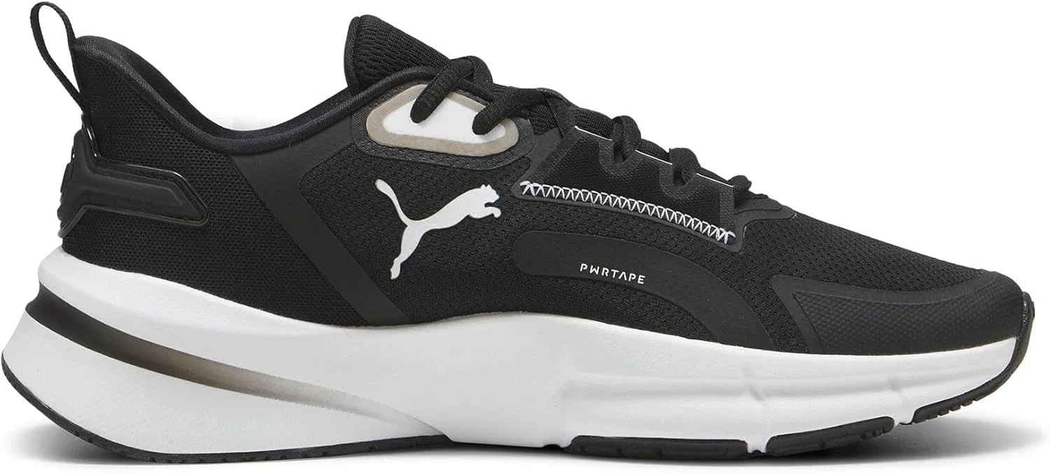 Мужские кроссовки PUMA Pwrframe Tr 3, ярко-белый/черный/серый — фото 4