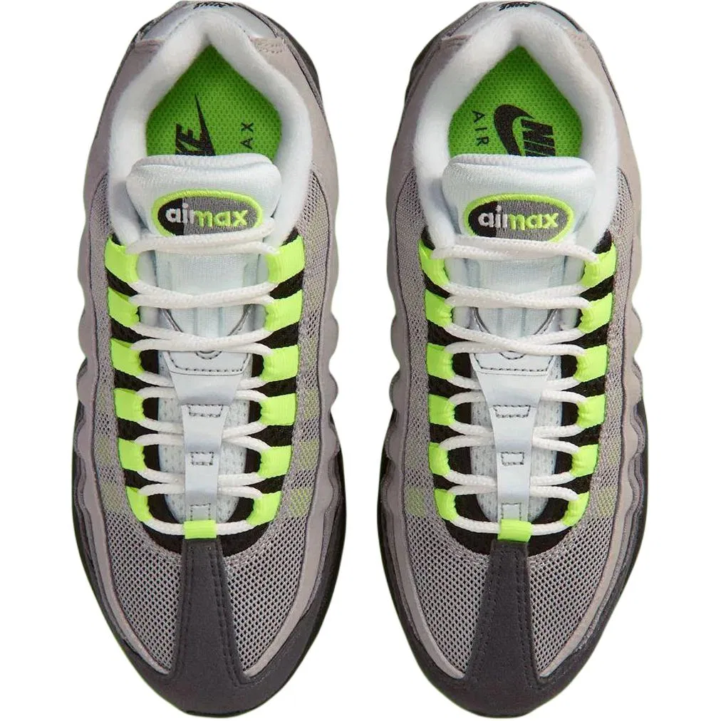 Кроссовки Air Max 95 Low top детские беговые серые черные для подростков Nike, Gray Black — фото 4