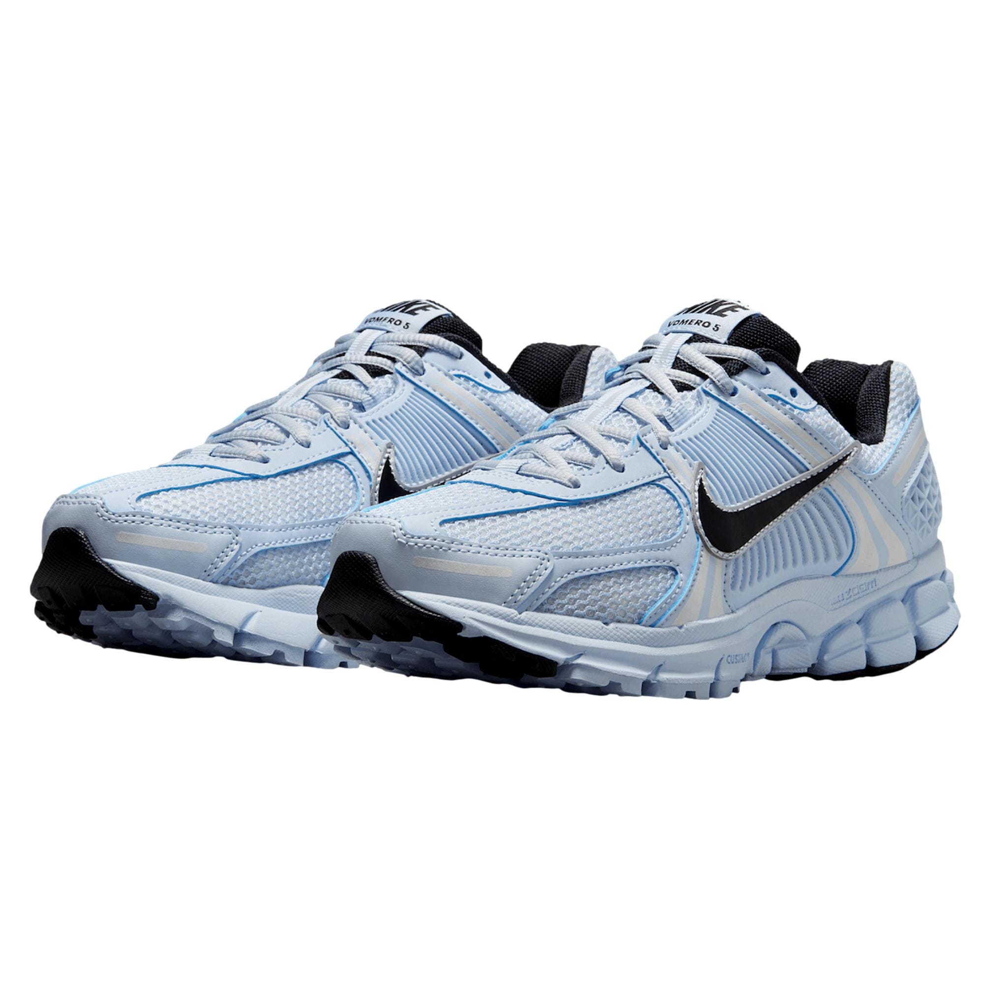 Женские кроссовки Nike Zoom Vomero 5 Blue Tint / Black - Platinum Tint FJ2028-401 — фото 2