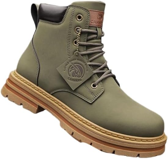 

Мужские повседневные ботинки Azttoztto с молнией, стиль Чакка, походные ботинки, зеленый