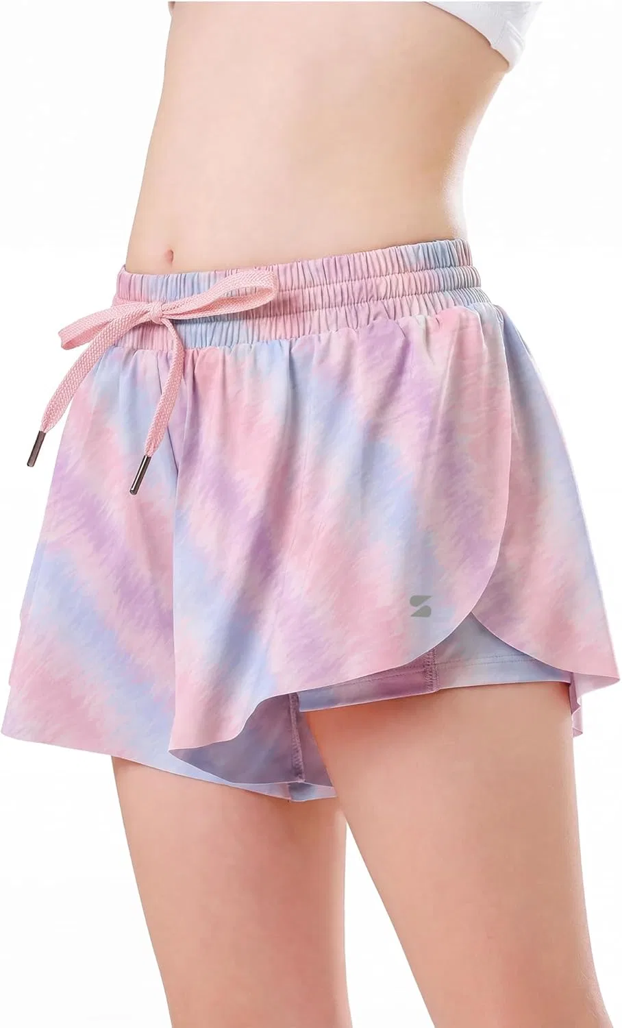 Шорты для девочек Stelle Flowy Shorts, цвет Sugar Swirl — фото 2