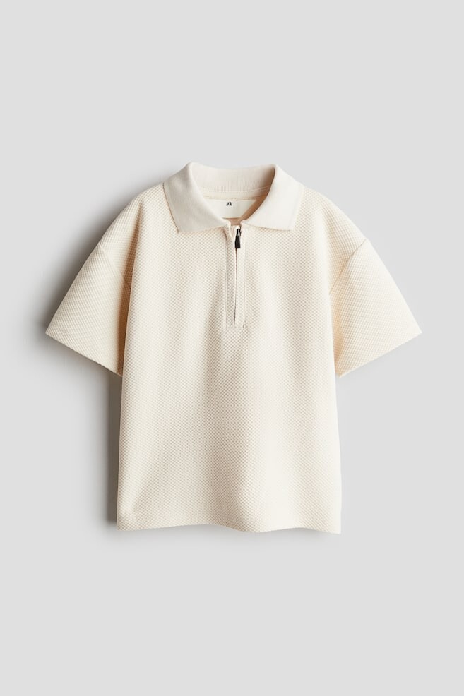 

Рубашка-Поло на молнии H&M, белый