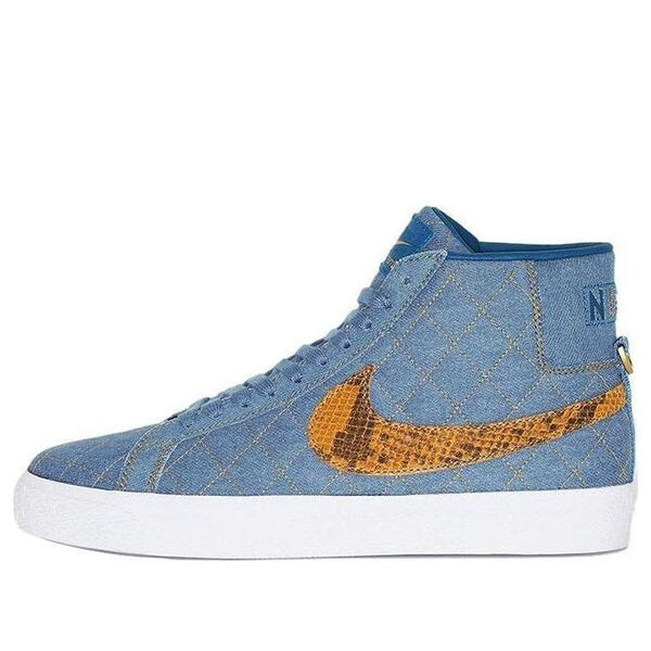 

Кроссовки x supreme zoom sb blazer mid qs Nike, синий