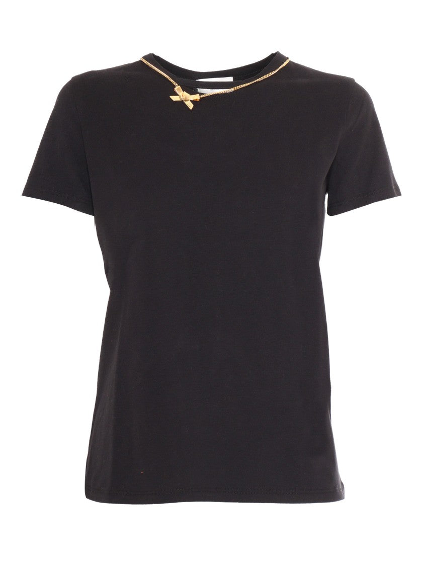 

Футболка с коротким рукавом Elisabetta Franchi, черный