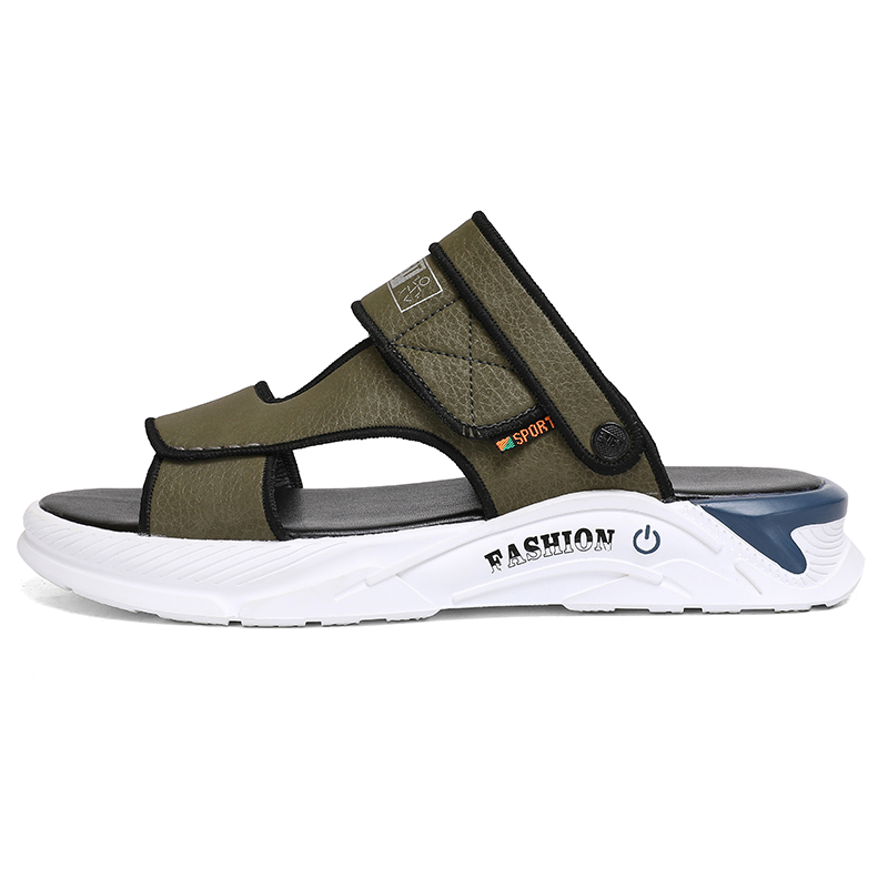 

Shiozawa Пляжные сандалии мужские черные серые зеленые, цвет Green