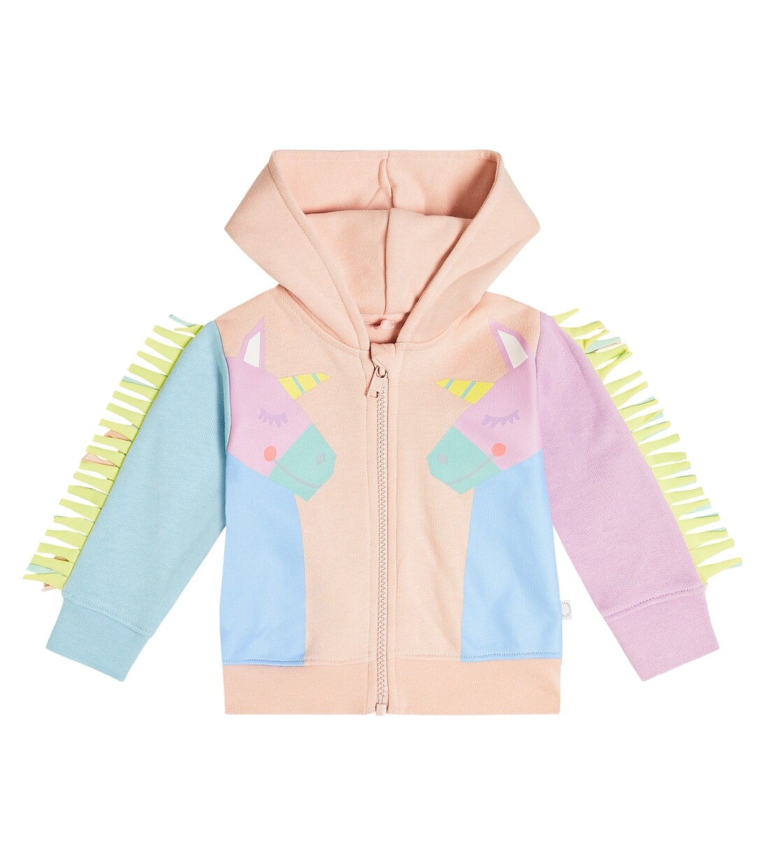 

Толстовка из хлопкового джерси с детским принтом Stella Mccartney Kids, розовый