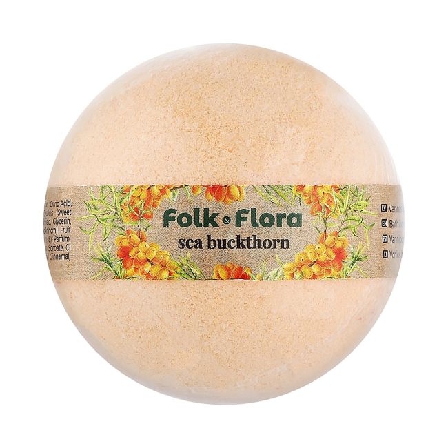 

Пена для ванны с облепихой «Фолк и флора» FOLK&FLORA, 130 гр